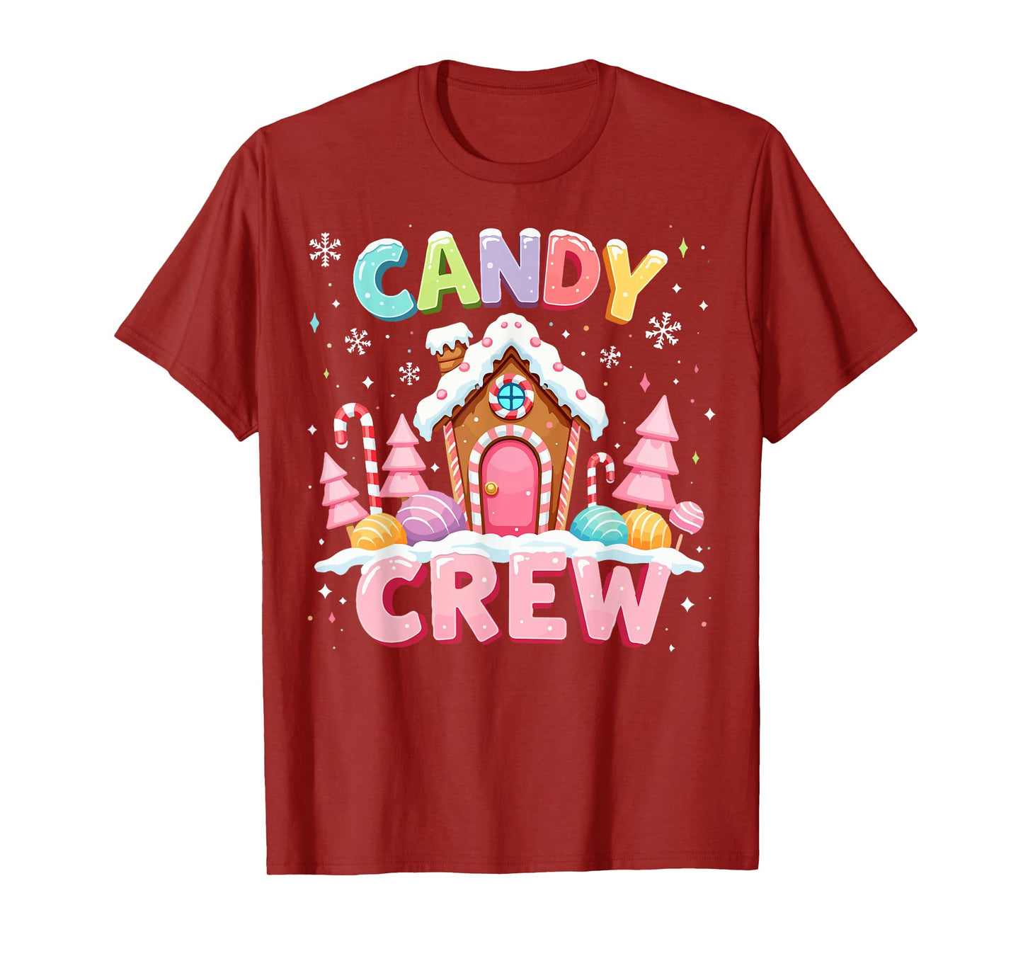 Candy Land Candy Crew Decorations Sweetie Candy Squad Xmas T-Shirt