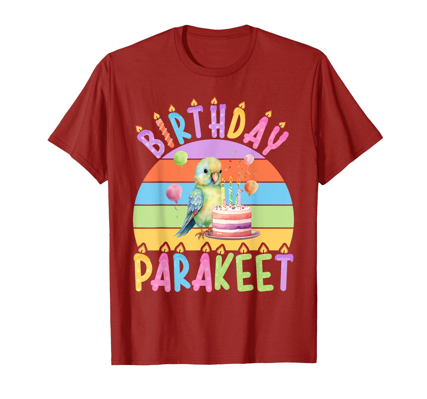 Birthday Parakeet T-Shirt