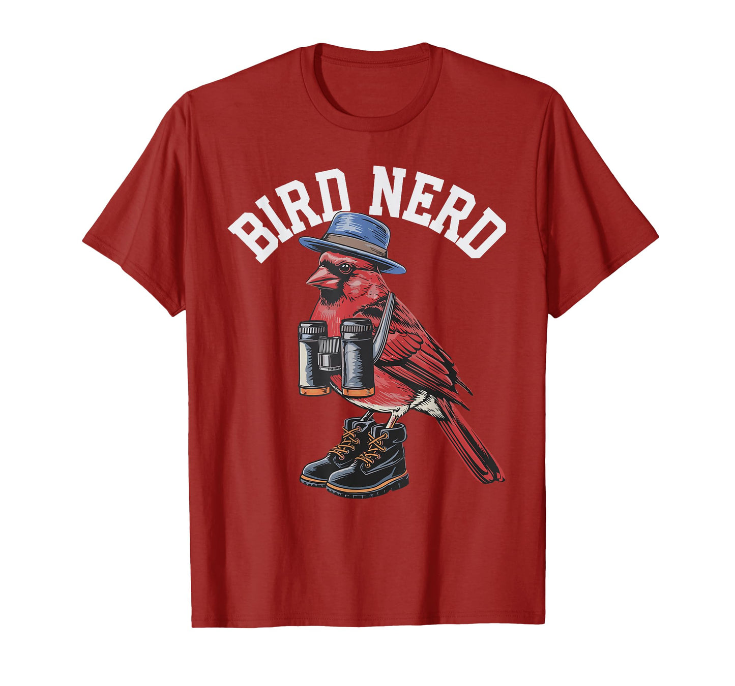 Bird Nerd Funny Birdwatching Birding Northern Cardinal Gifts T-Shirt