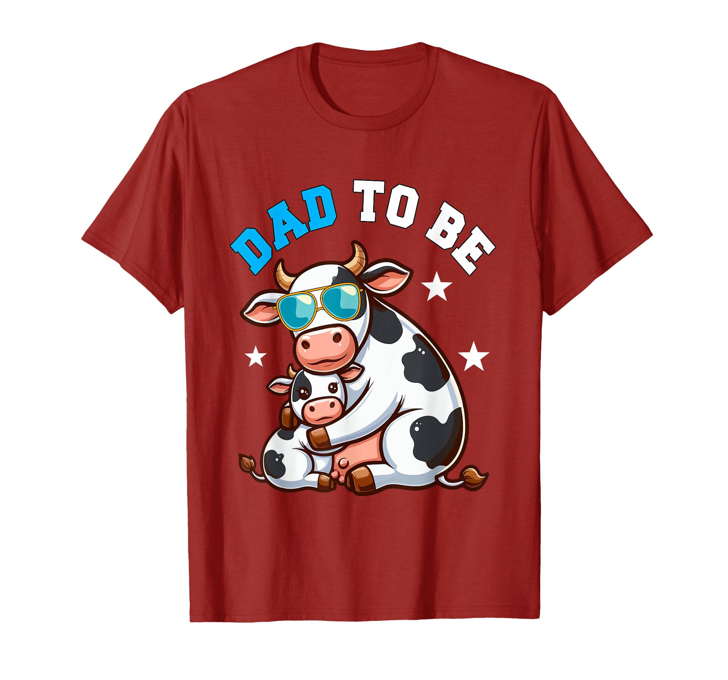 Dad To Be Costume Cows Pregnancy Announcement Family T-Shirt