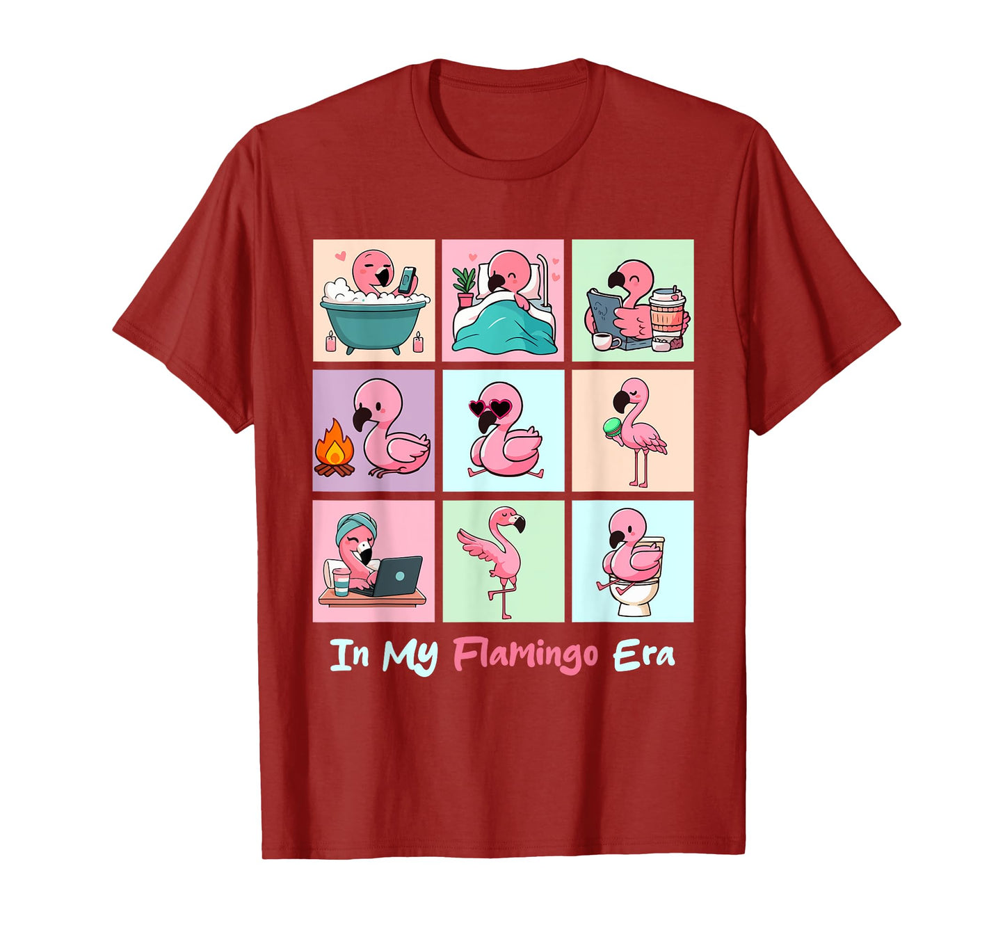In My Flamingo Era Funny Flamingos Activities Lover Girl T-Shirt