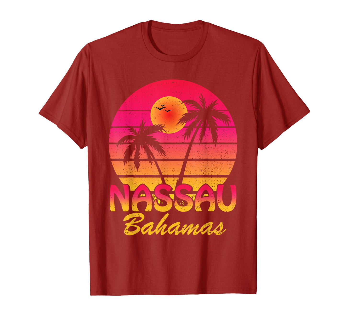 Nassau Bahamas Beach Retro Summer Vibes Family Vacation T-Shirt