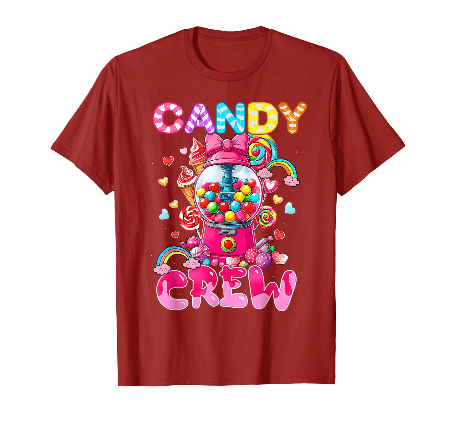 Candy Crew Squad Merry Christmas Boy Girl Kid Matching Xmas T-Shirt