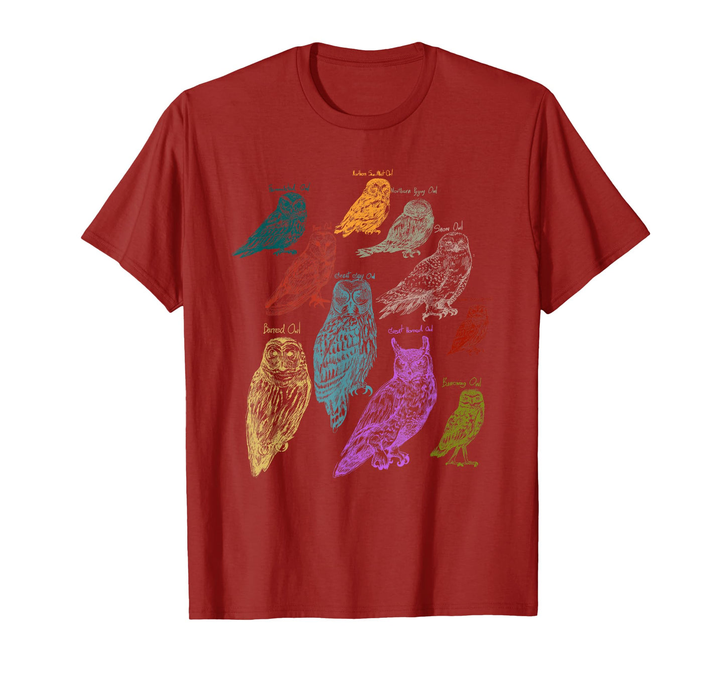 Forest Owl Breed Ornithologist Gift Owl T-Shirt