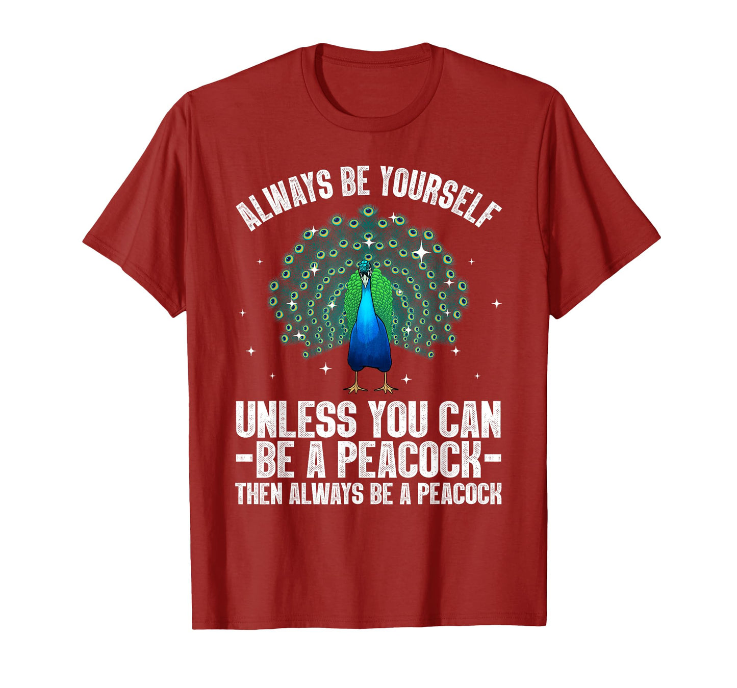 Cool Peacock Design For Men Women Kids Bird Peacock Lovers T-Shirt