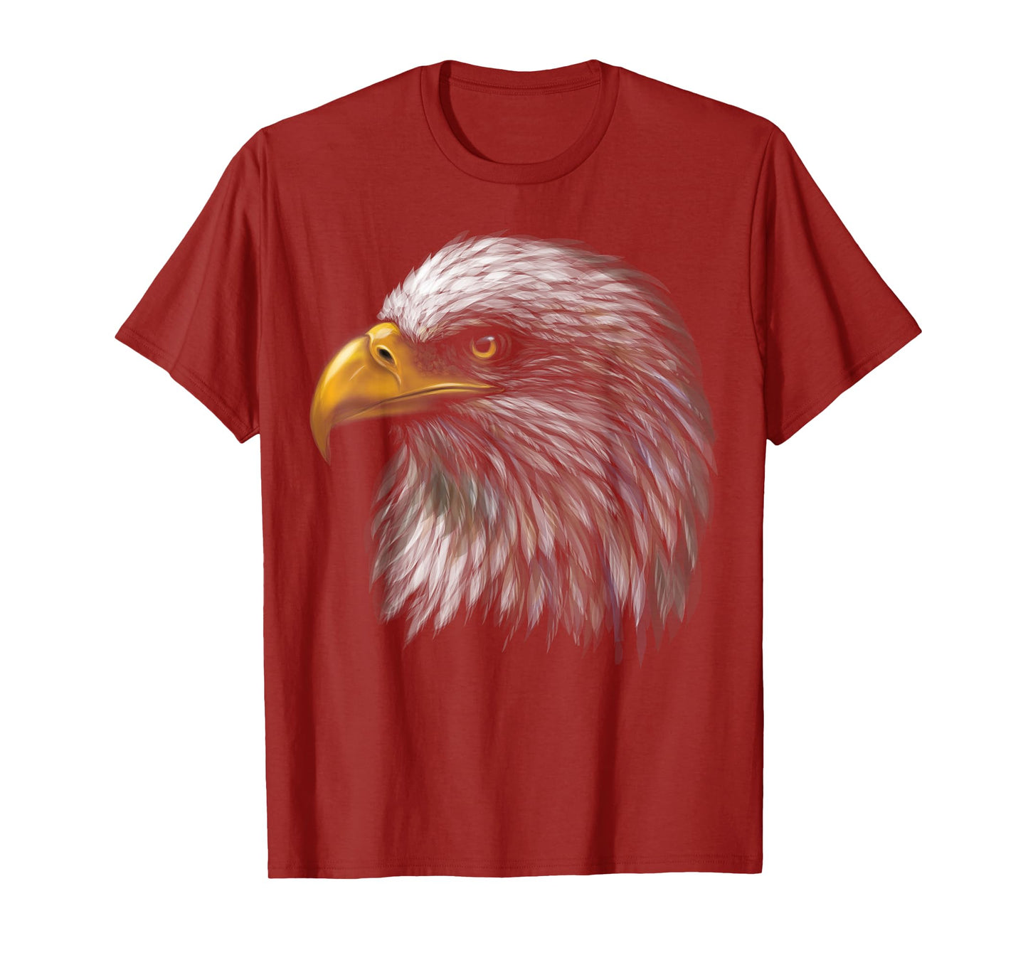 cute bald eagle head black art for lovers eagles birds T-Shirt
