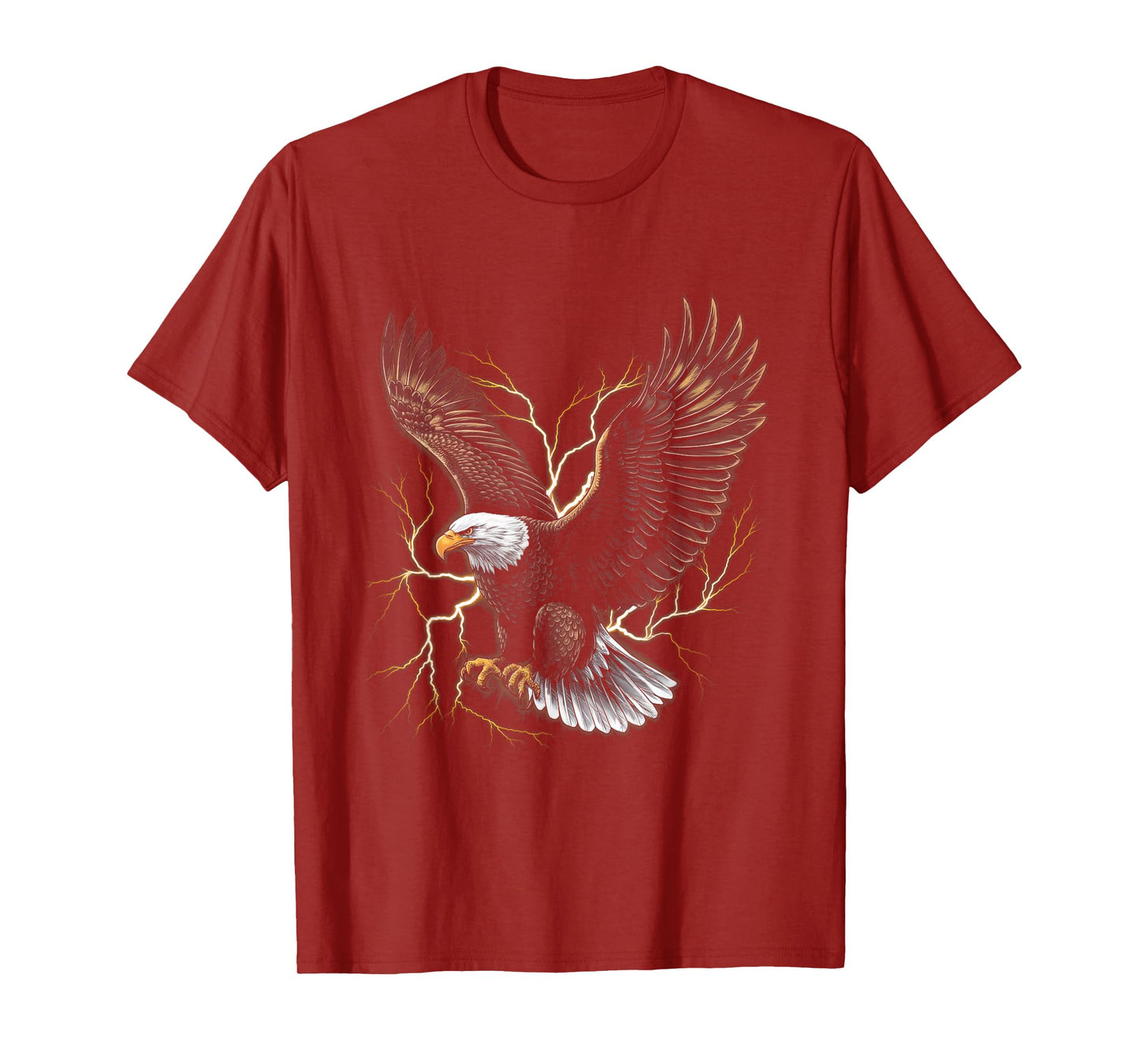 Bald eagle Bird Nature Usa Lightning T-Shirt