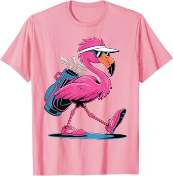 Ping Flamingo Golf Sunglasses woman ladies men golf lover T-Shirt