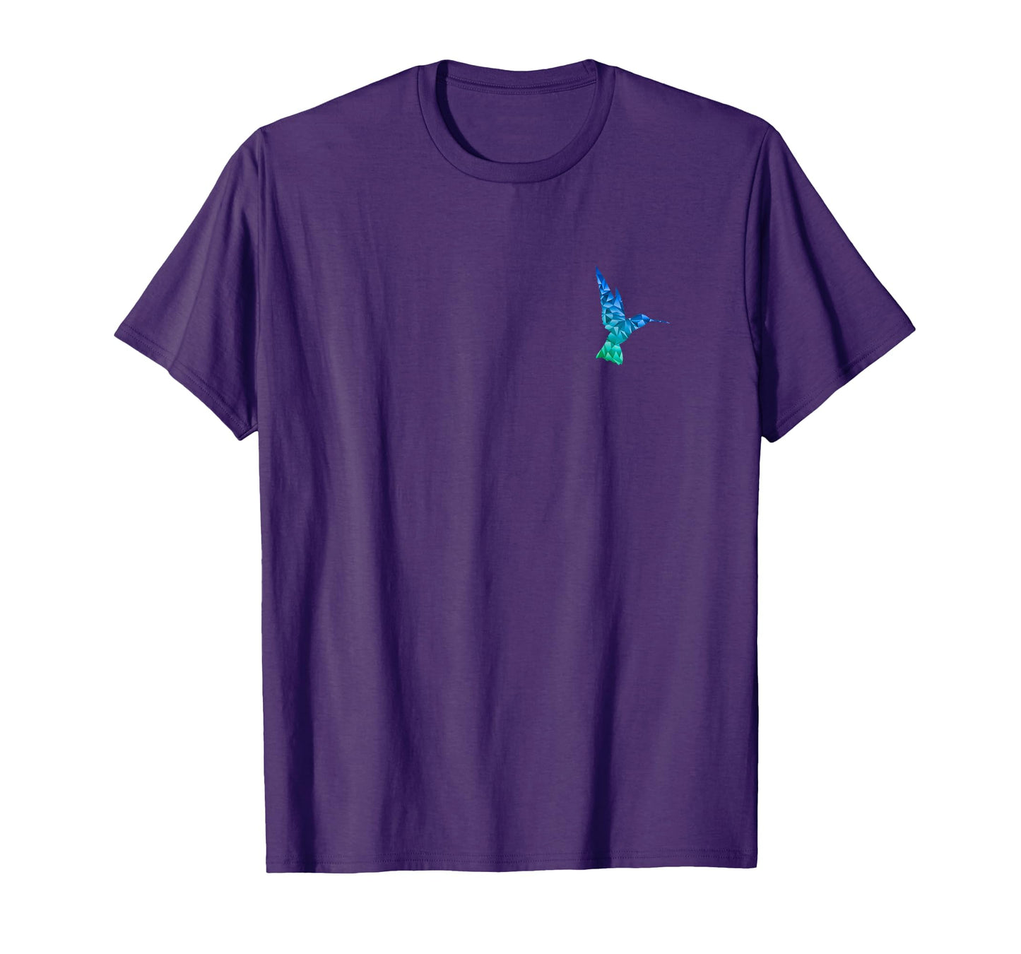 Hummingbird polygonal design symbol gift T-Shirt