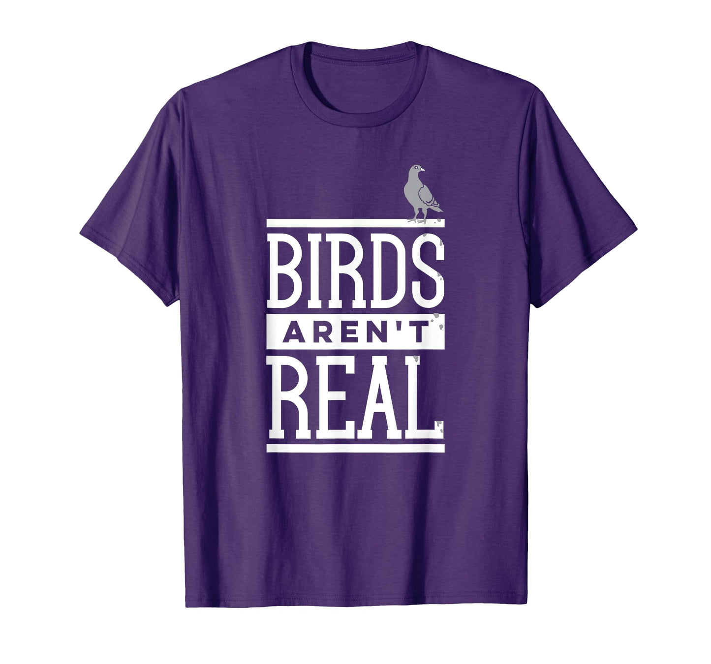 Birds Aren't Real Conspiracy Theory Surveillance Poop T-Shirt