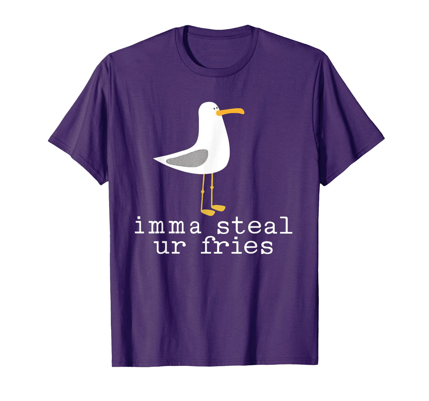 Imma steal ur fries Funny Cute Seagull Bird Animal Lovers T-Shirt