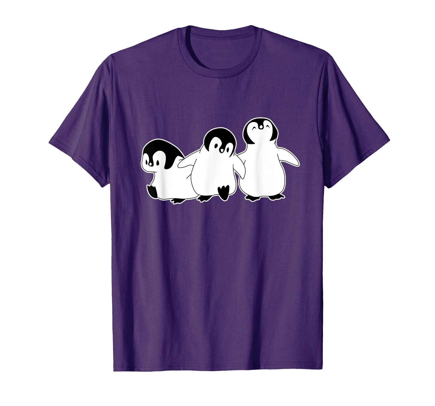 Cute Penguins Cheerful Animal World Birds Penguin Children T-Shirt