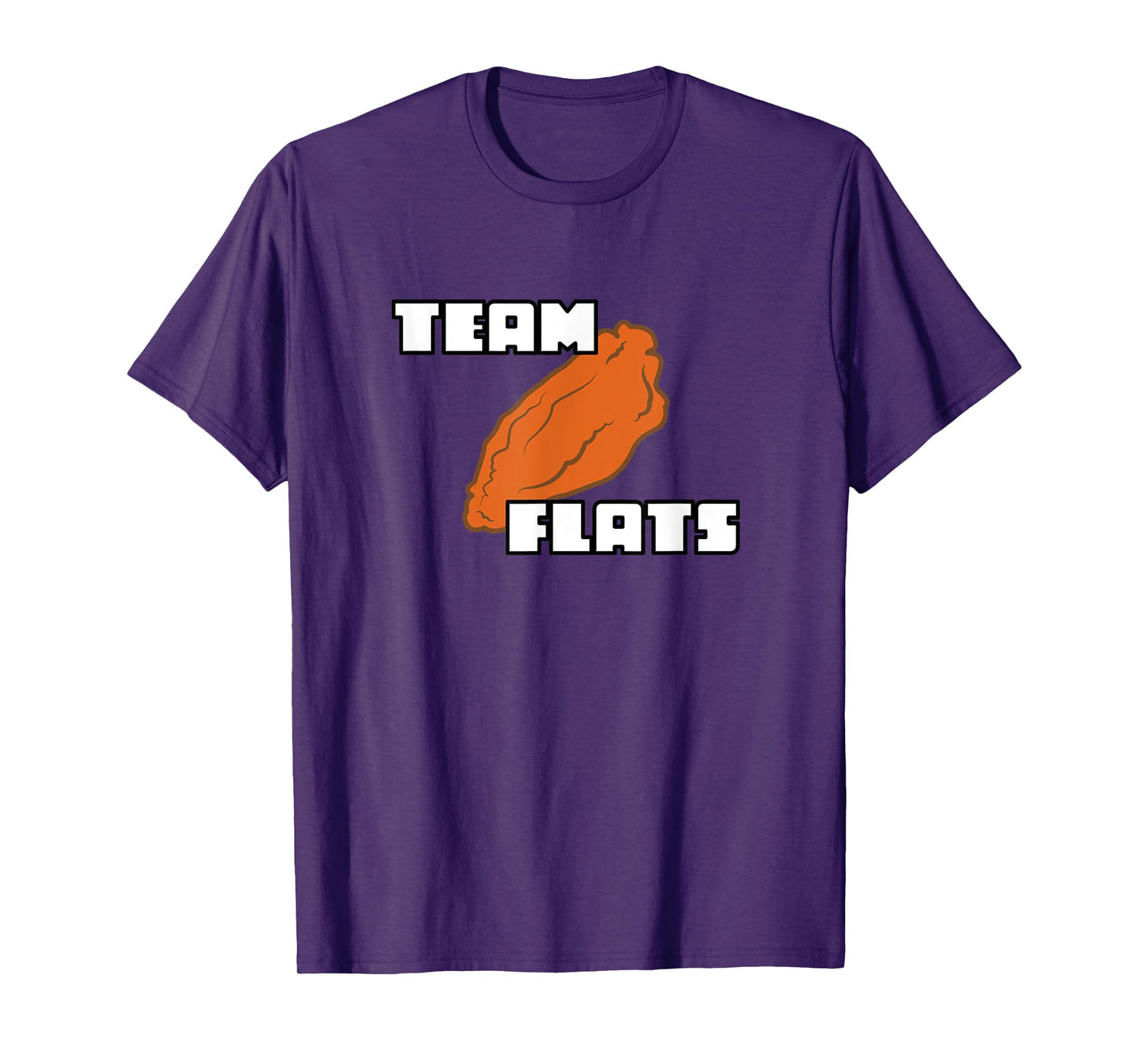 Buffalo Chicken Wing Team Flats and Drums T-Shirt