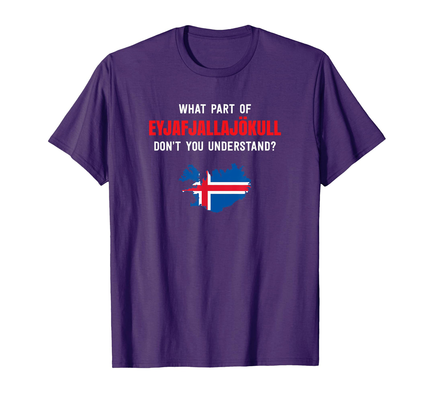 What part of Eyjafjallajökull, Iceland T-Shirt