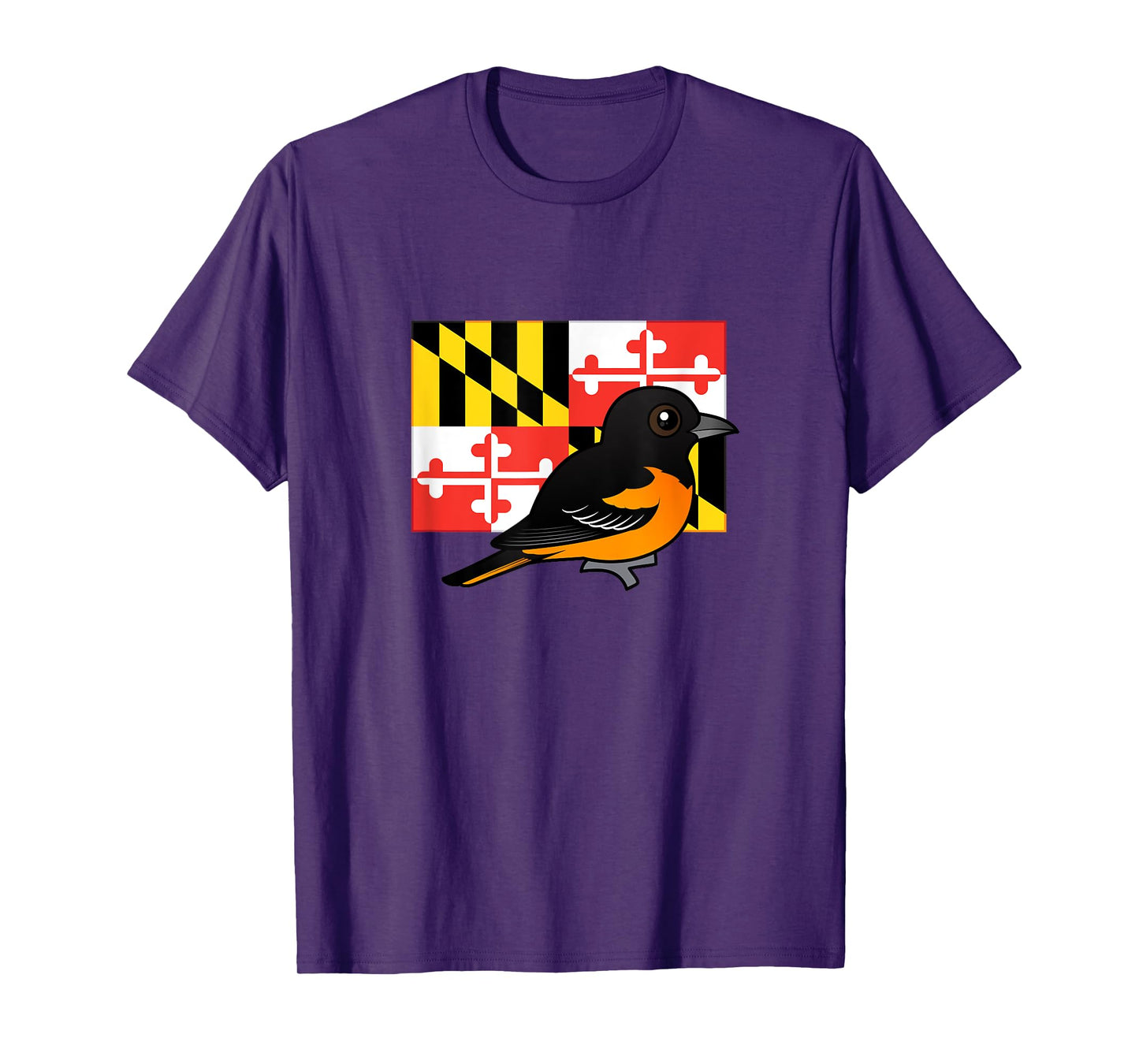 State Birdorable of Maryland: Cute Baltimore Oriole T-Shirt