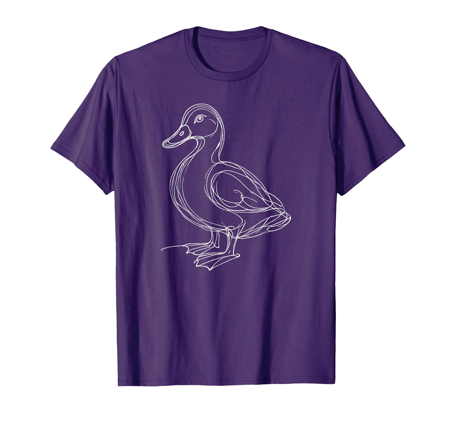 Line Art Duck Ducks T-Shirt