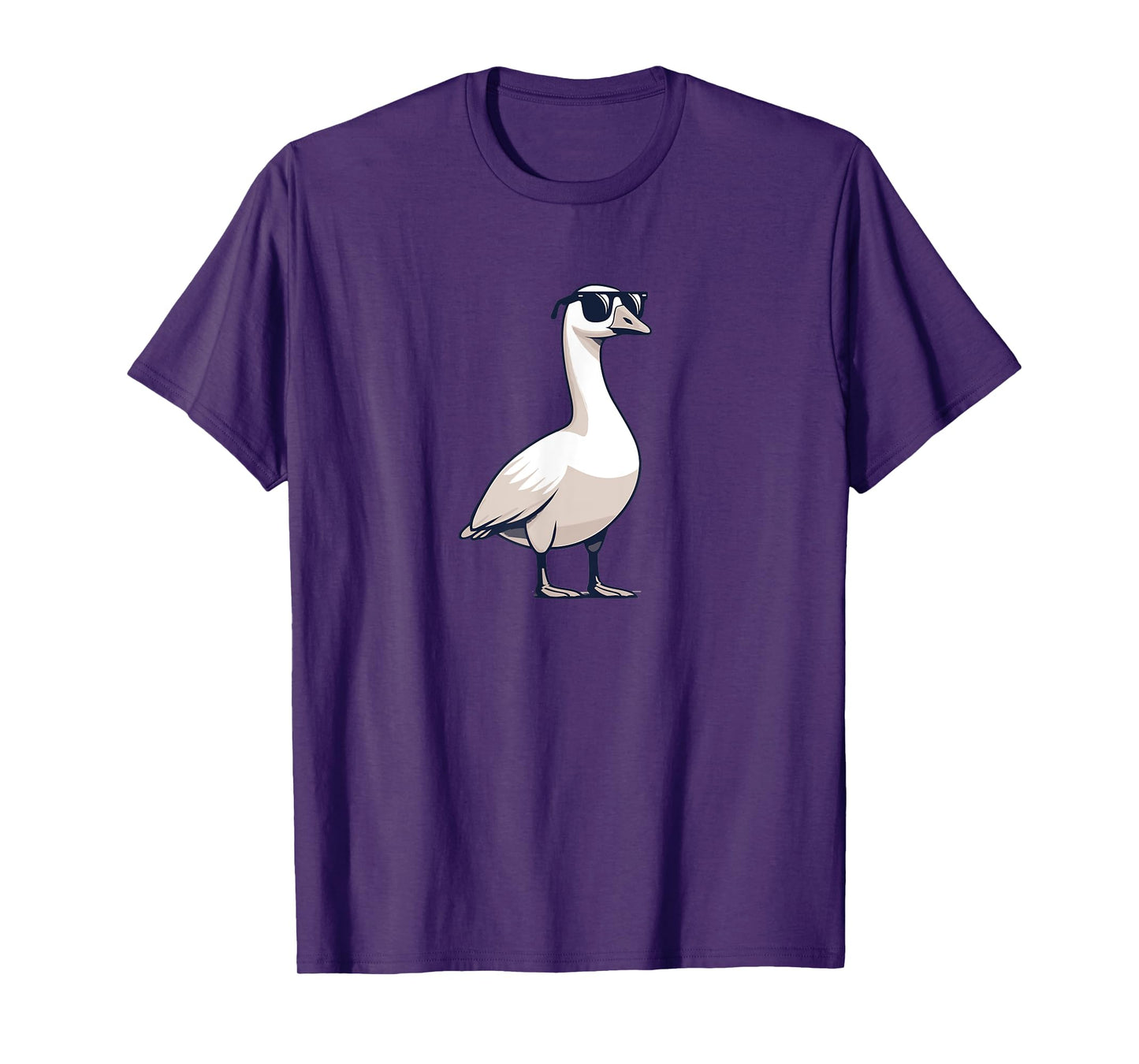 Goose With Sunglasses - Funny Bird Lake Pond Geese T-Shirt