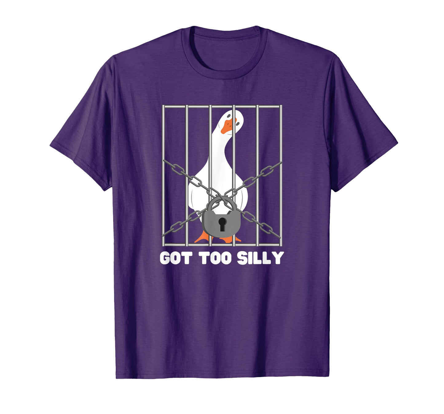 Goose Got Too Silly Funny Silly Goose Meme T-Shirt