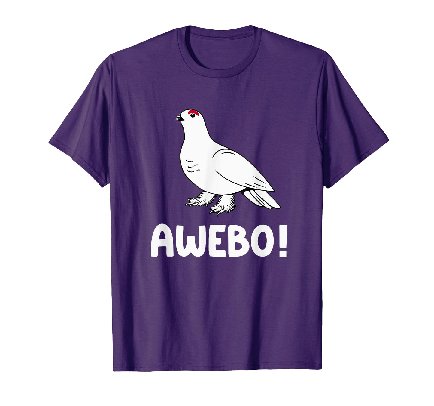 Awebo Meme Willow Ptarmigan Awebo Bird Funny Arctic Chicken T-Shirt