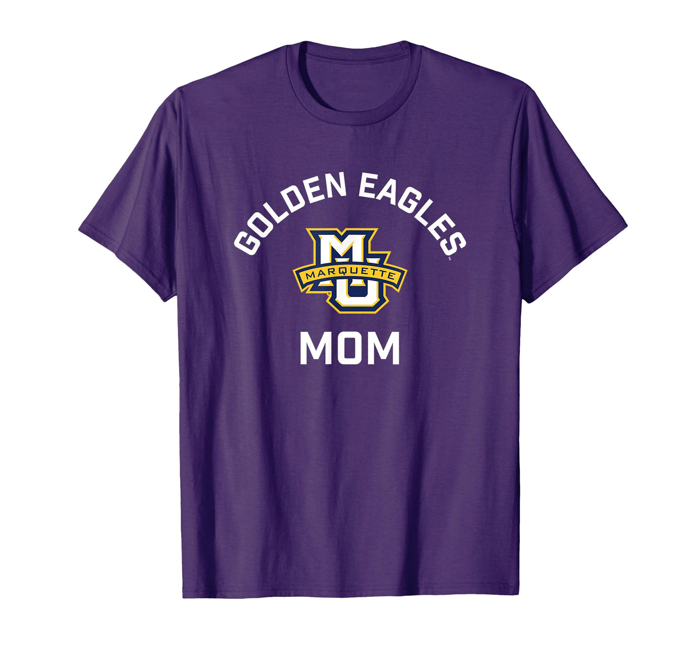 Marquette University Golden Eagles Arched Mom T-Shirt