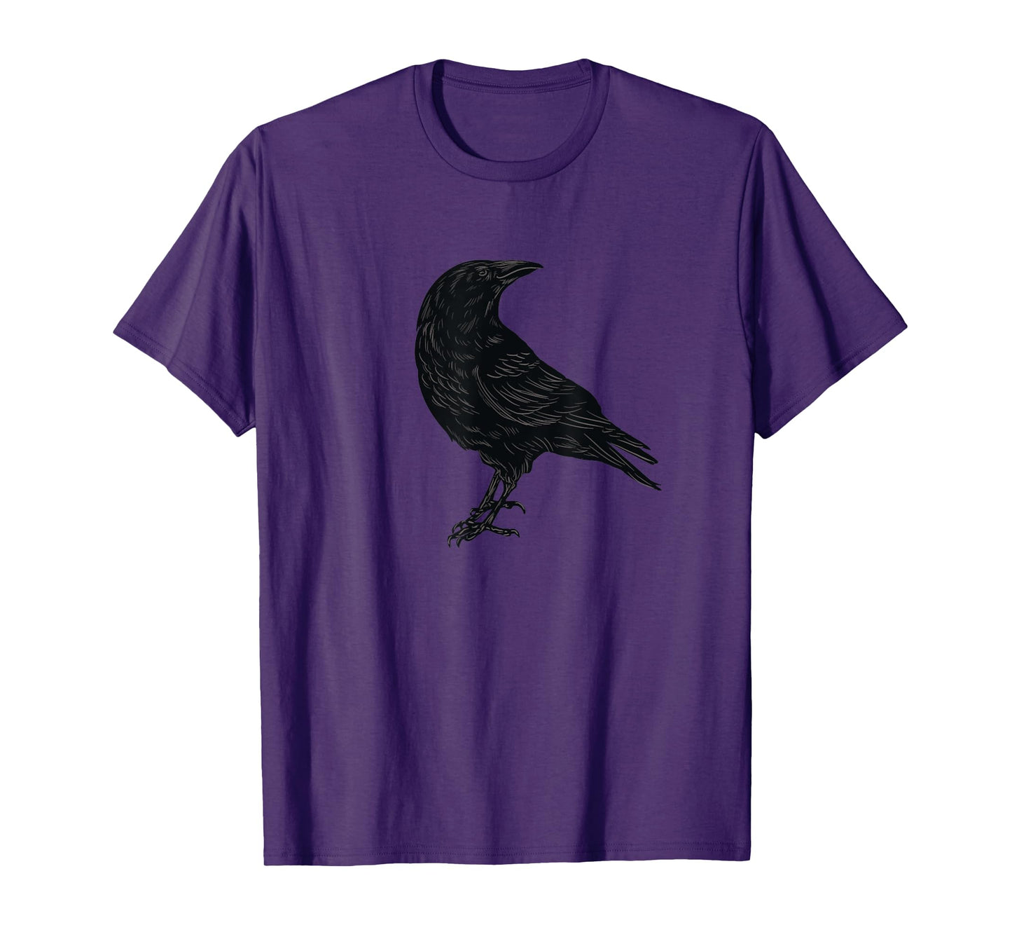 Crow Blackbird Raven Silhouette Bird T-Shirt