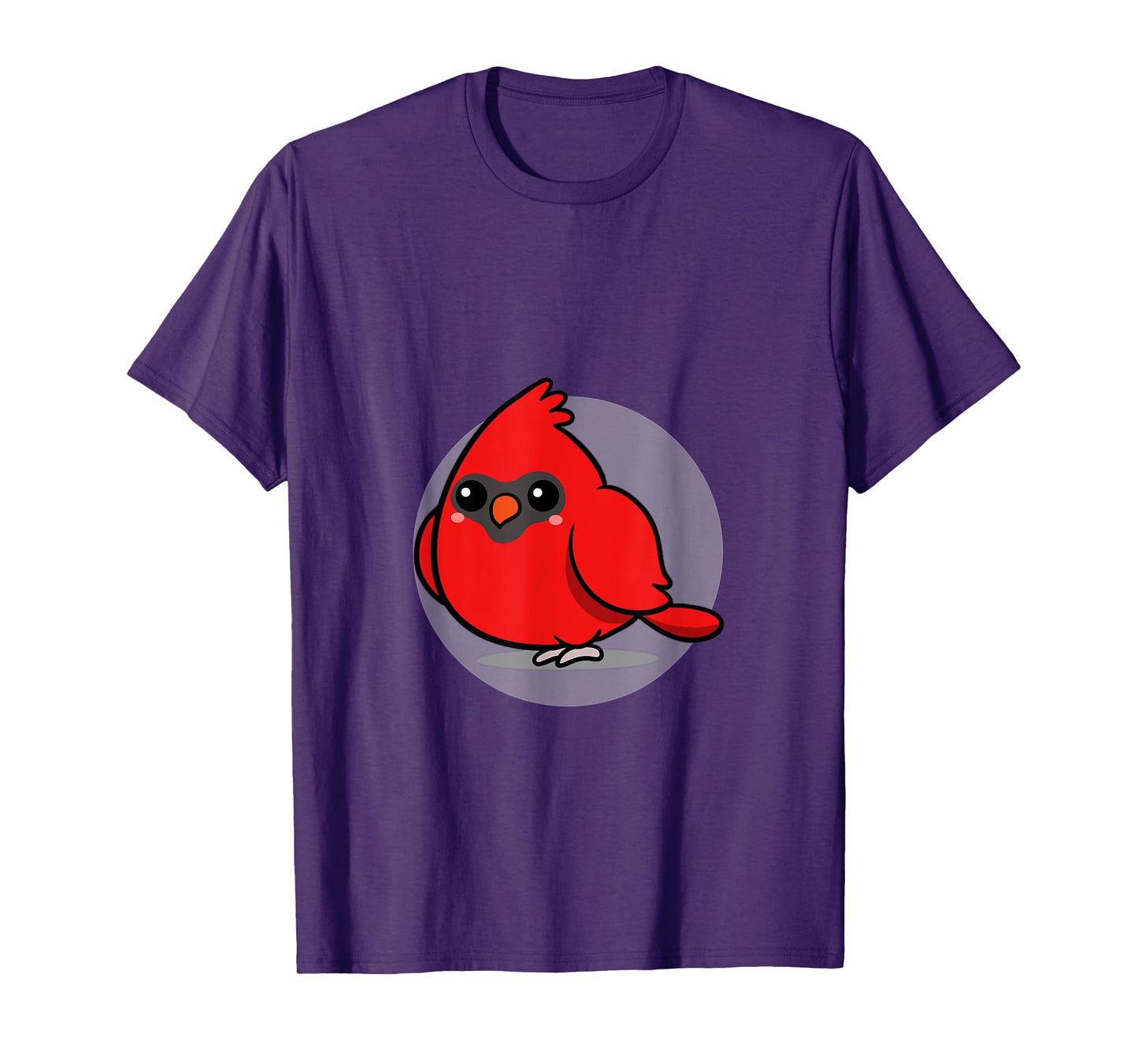 Cute Kawaii Aesthetic Northen Cardinal Bird T-Shirt