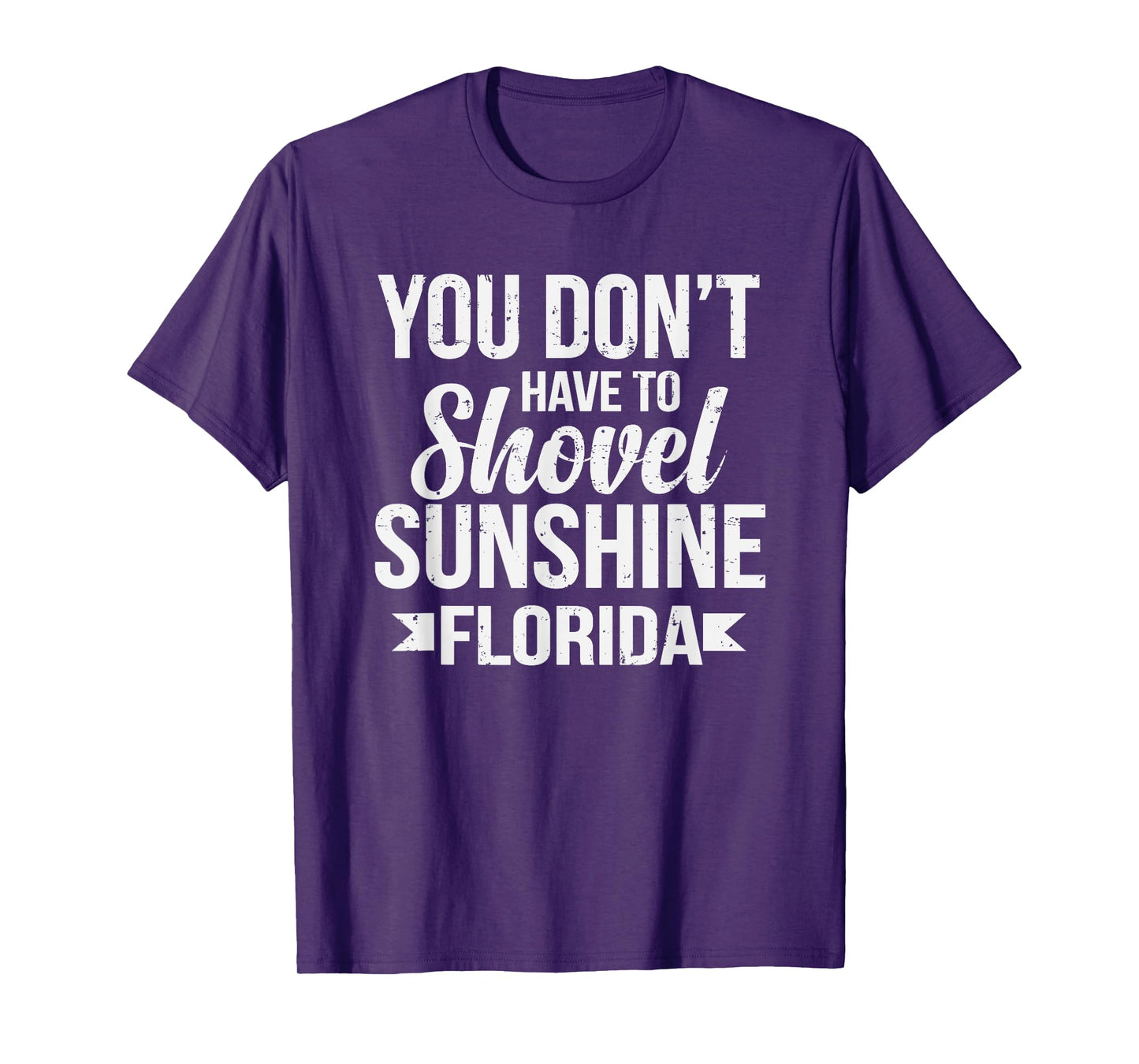Funny Florida Vacation Gift Funny Snow Bird Beach T-Shirt