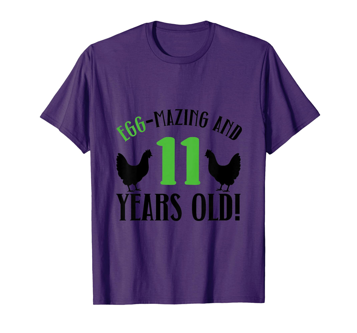 Kids 11th Birthday 11 Years Old Chicken Farmer chicken Lover T-Shirt