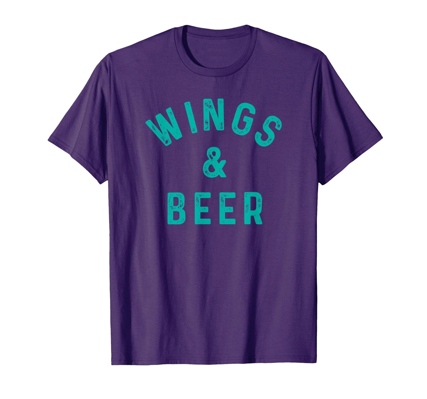 Wings & Beer Funny Buffalo Chicken and Beer Drinker T-Shirt