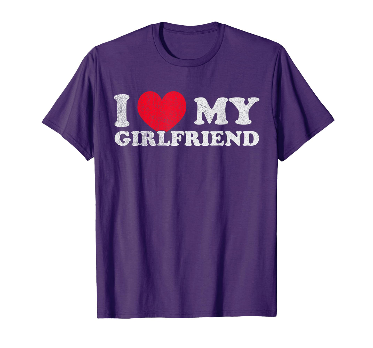 I love my Girlfriend I Red heart My Girlfriend GF Lovebirds T-Shirt