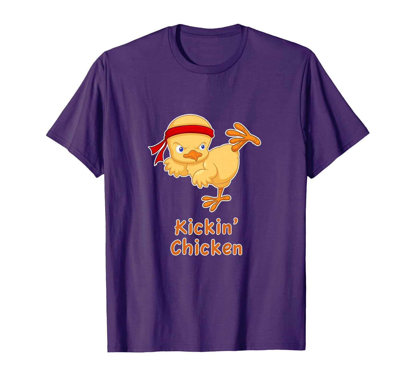Funny Kids Karate Gift Youth Karate Kickin' Chicken T-Shirt