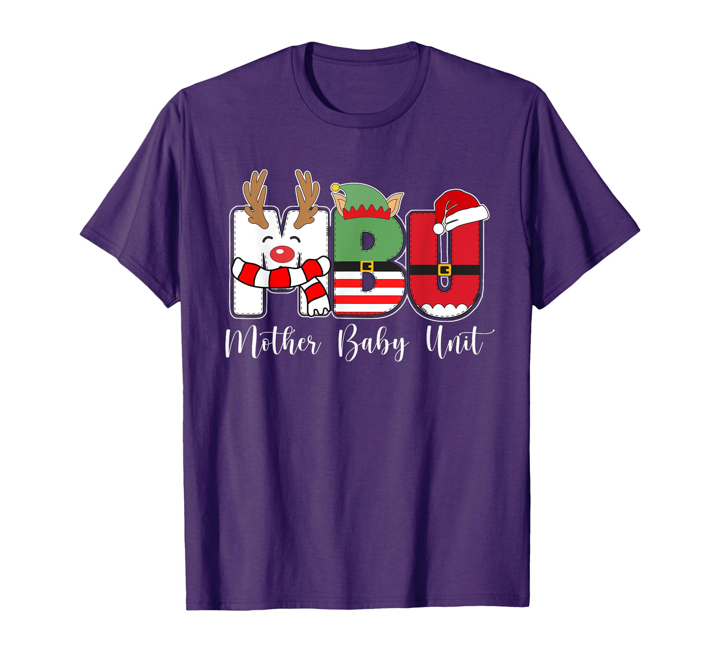 MBU Nurse Mother Baby Unit Nurse Christmas T-Shirt