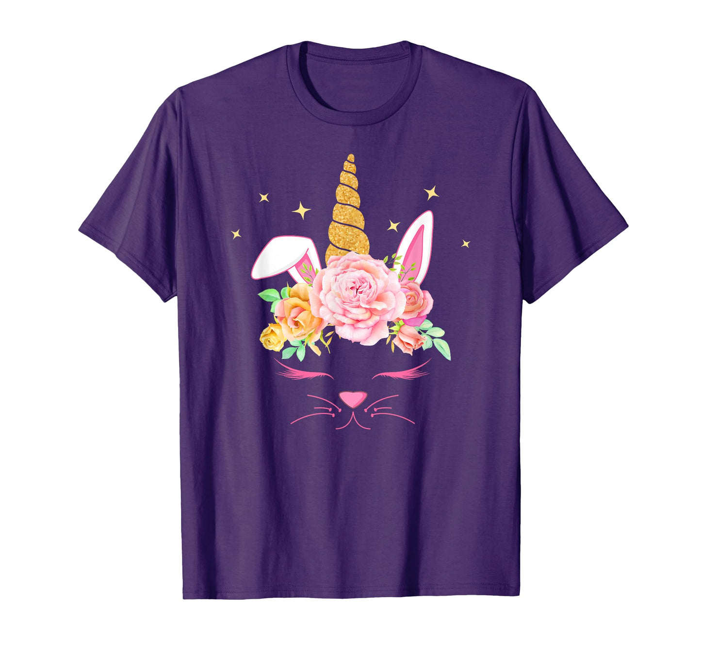 Bunnycorn Unicorn Bunny Funny Easter T-Shirt For Girls T-Shirt