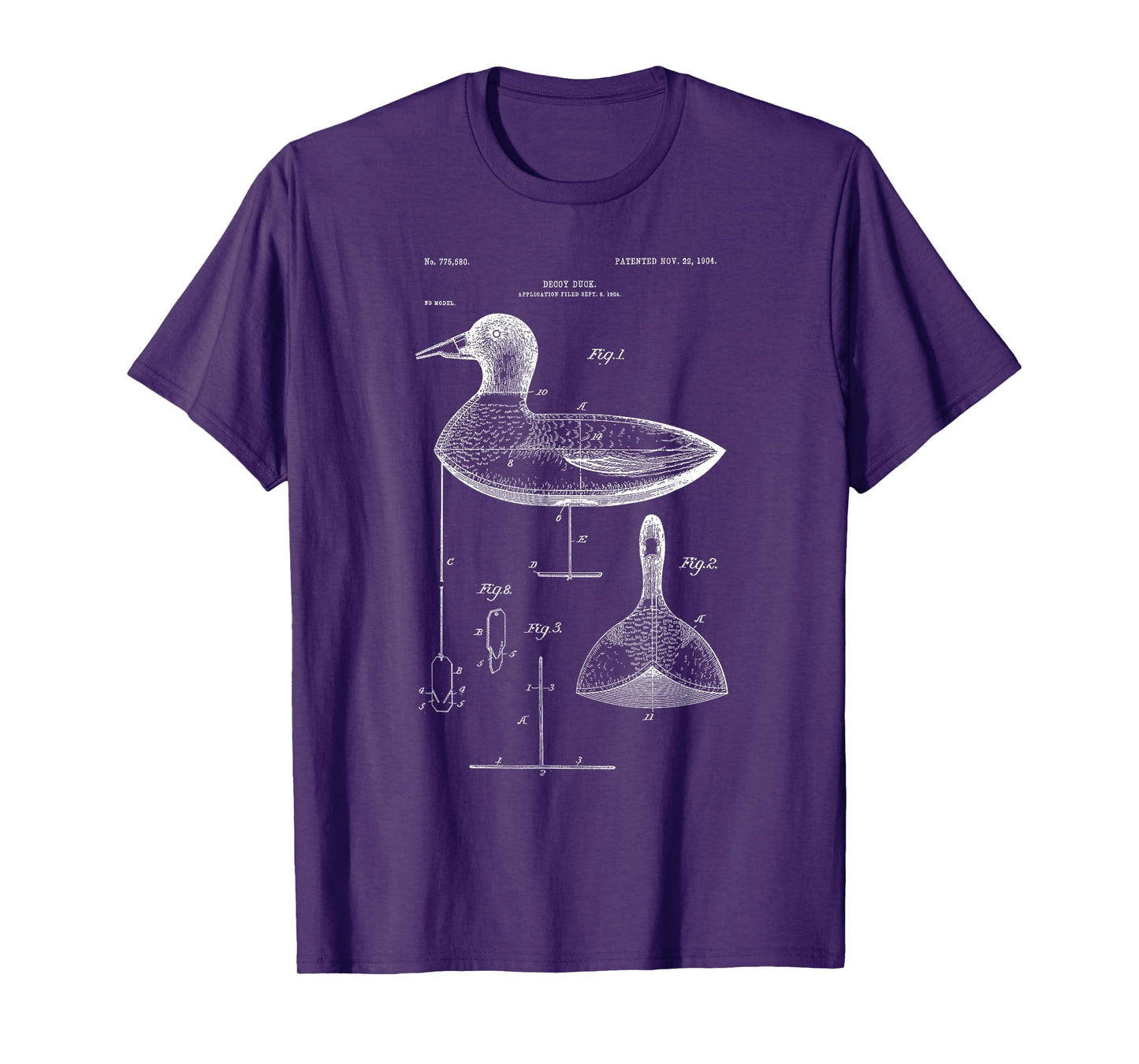 Vintage Duck Hunting Decoy Shirt - Wood Mallard Carving Tee T-Shirt