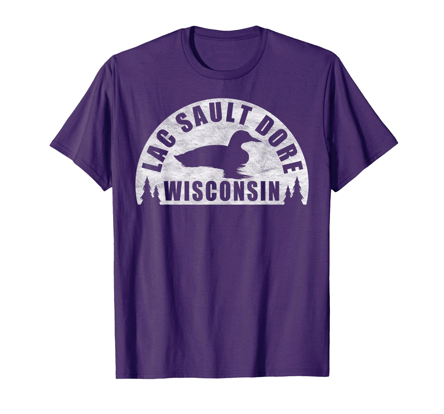 Lac Sault Dore Northern Wisconsin Loon T-Shirt