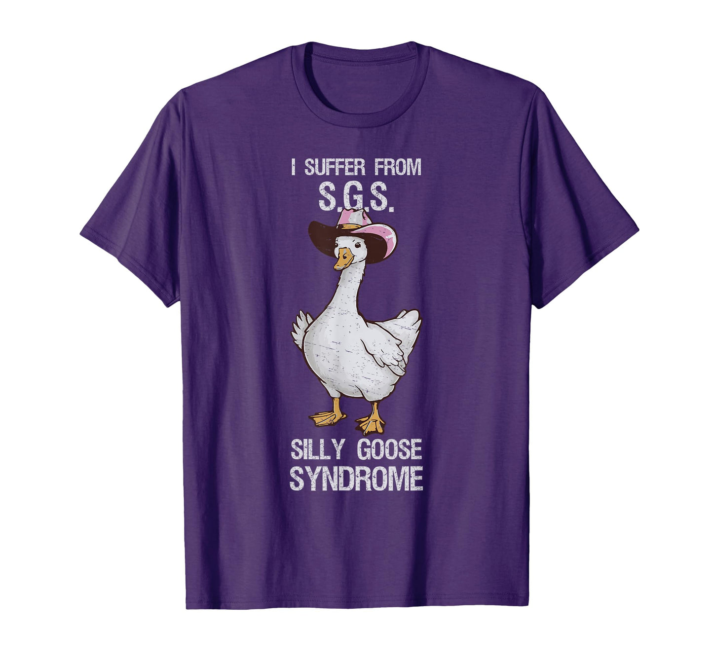 I suffer from Silly Goose Syndrome Funny Goose Joke Humor T-Shirt