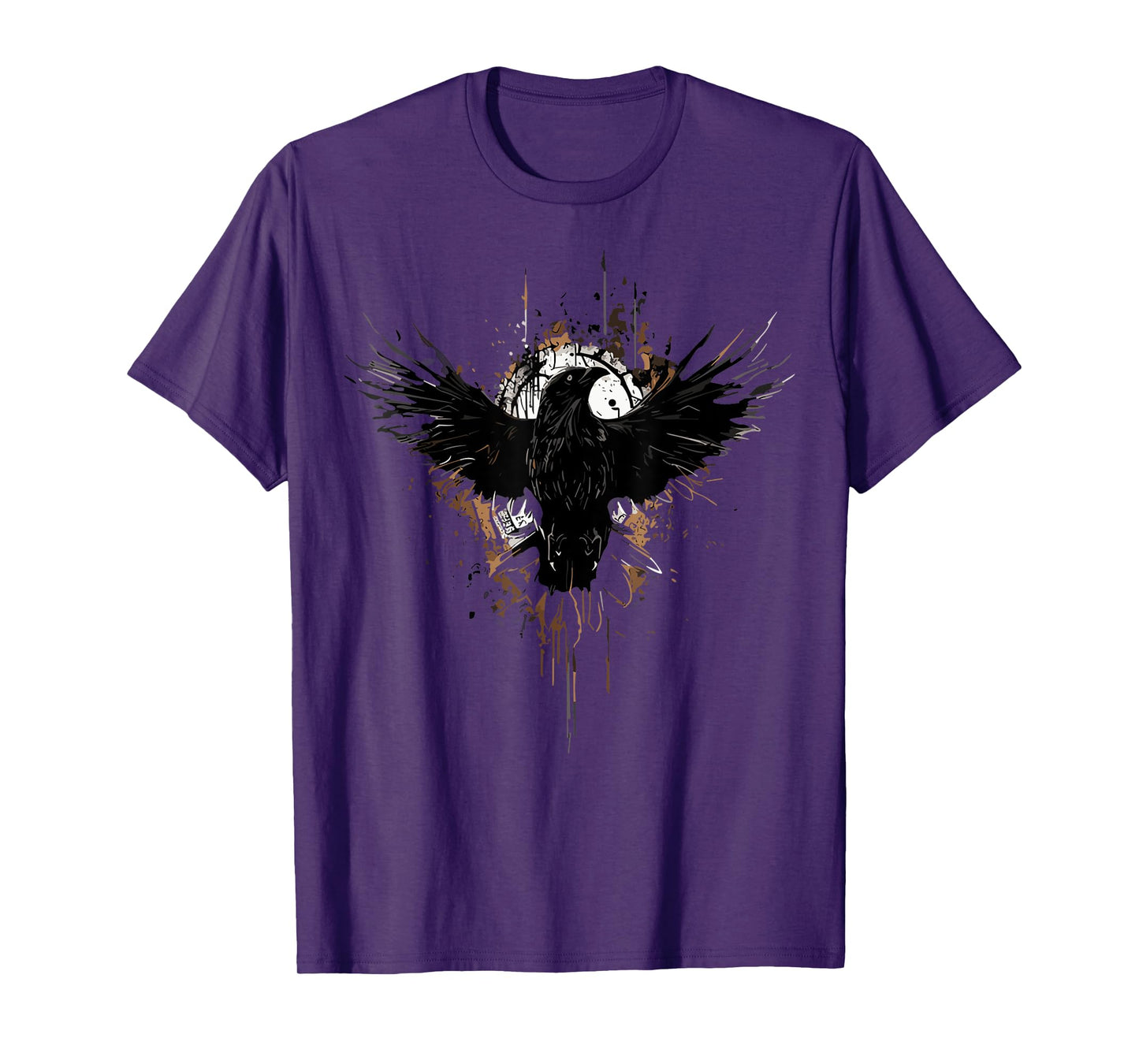 Crow Raven Norse Mythology Viking Vikings Nordic Bird T-Shirt