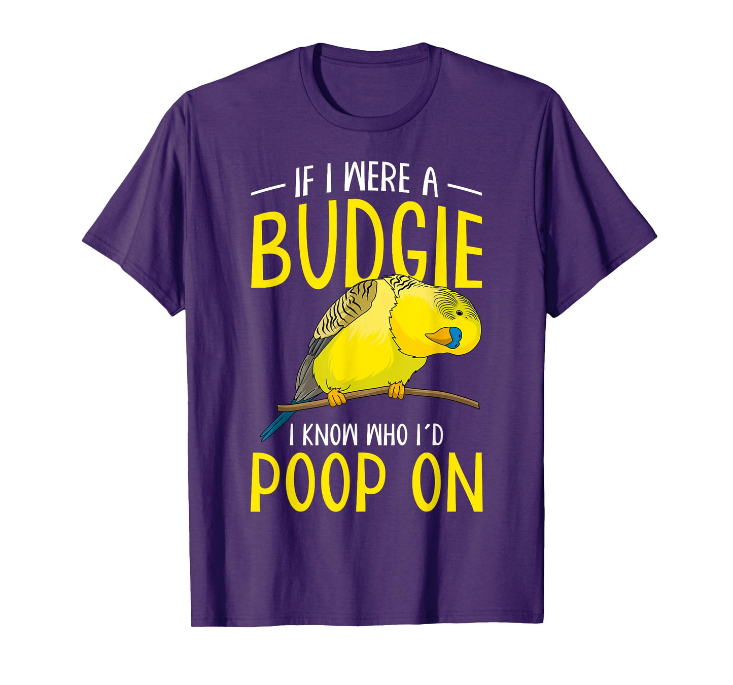 Budgie Lovers Parakeet Budgerigar Funny Women Men T-Shirt