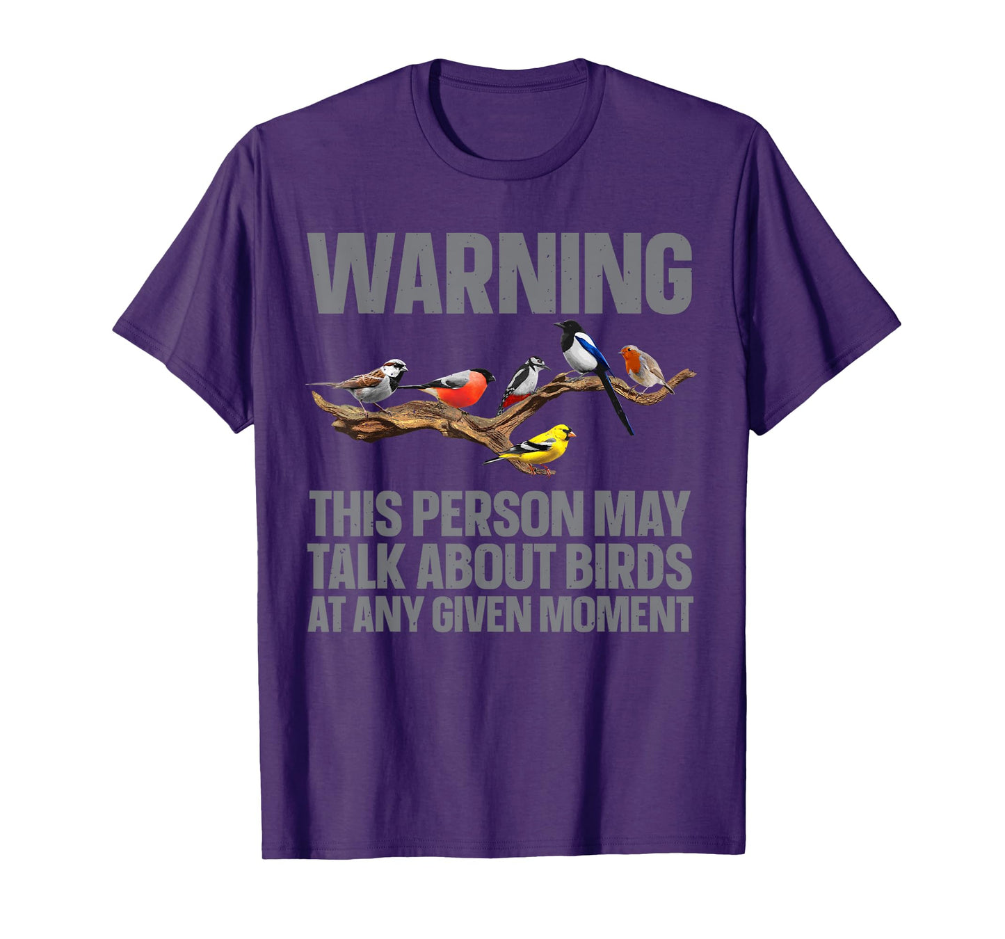 Funny Bird Watching Art For Men Women Bird Watcher Birding T-Shirt