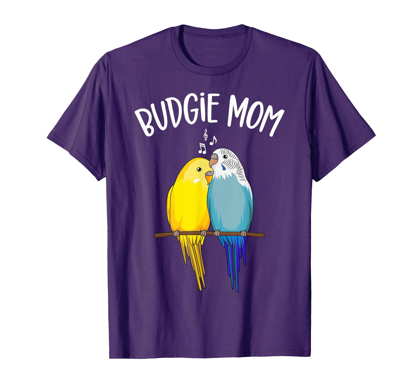 Budgie Mom Parakeet Budgerigar Funny Women T-Shirt