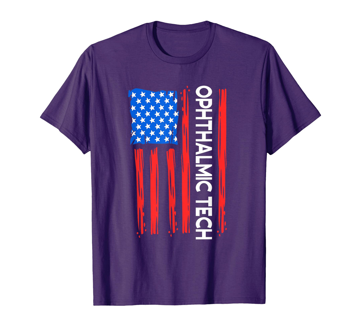 Patriotic Ophthalmic Technician Women Men T-Shirt