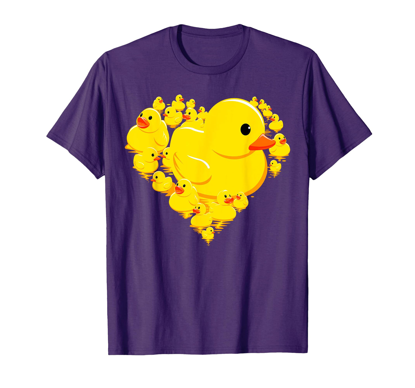 Funny Rubber Duck Hearts Quack Ducky Valentine's Day Gifts T-Shirt