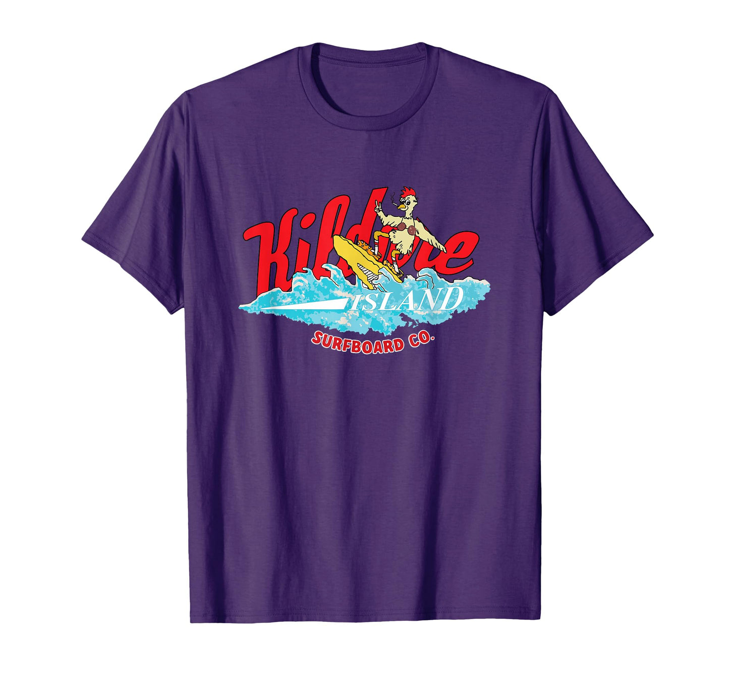 Outer Banks Island Chicken Kildare Island Surfboard Co. T-Shirt