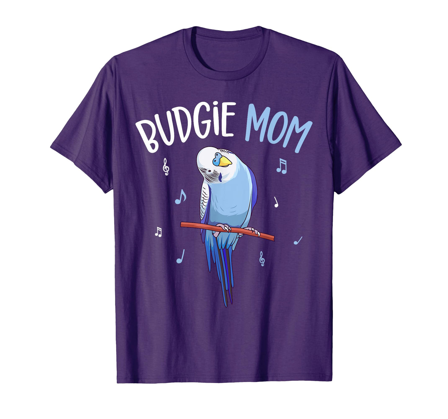 Budgie Mom Parakeet Budgerigar Womens Funny T-Shirt