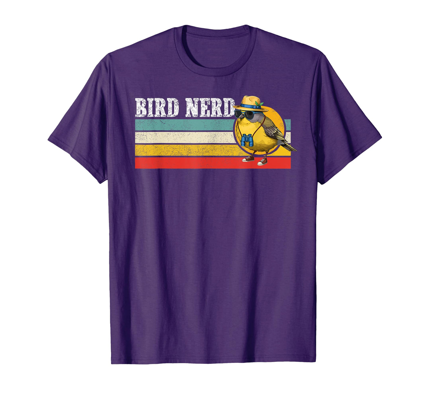 Bird Nerd Vintage Bird Lover Birding Funny Bird Watching T-Shirt