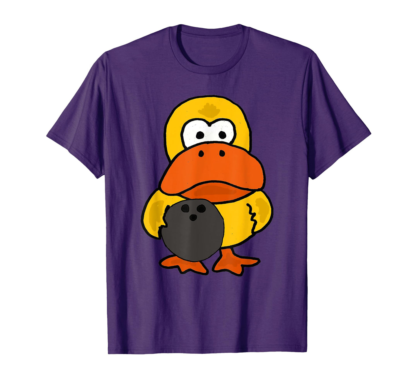 SmileteesSports Funny Duck Bowling Cartoon T-shirt T-Shirt