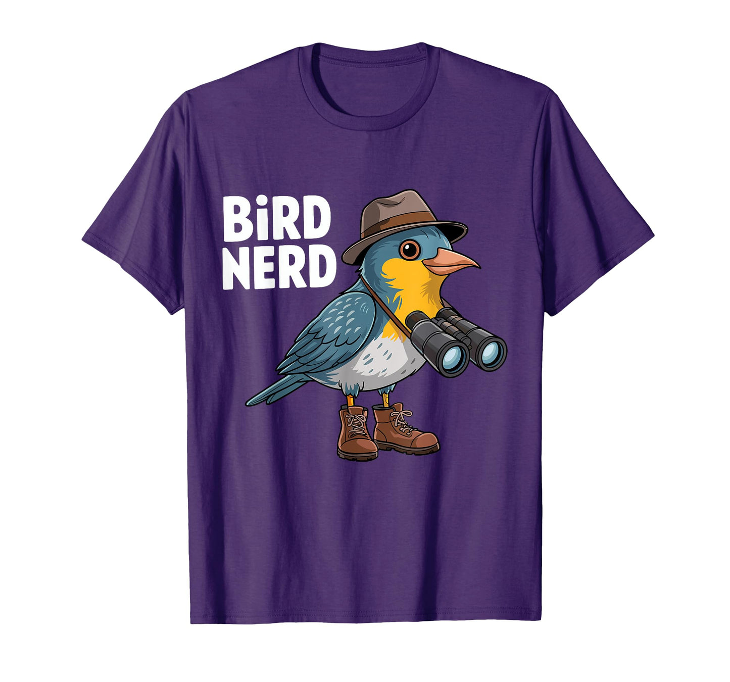 Bird Nerd Funny Bird Watching Birding Bird Lover Watcher T-Shirt