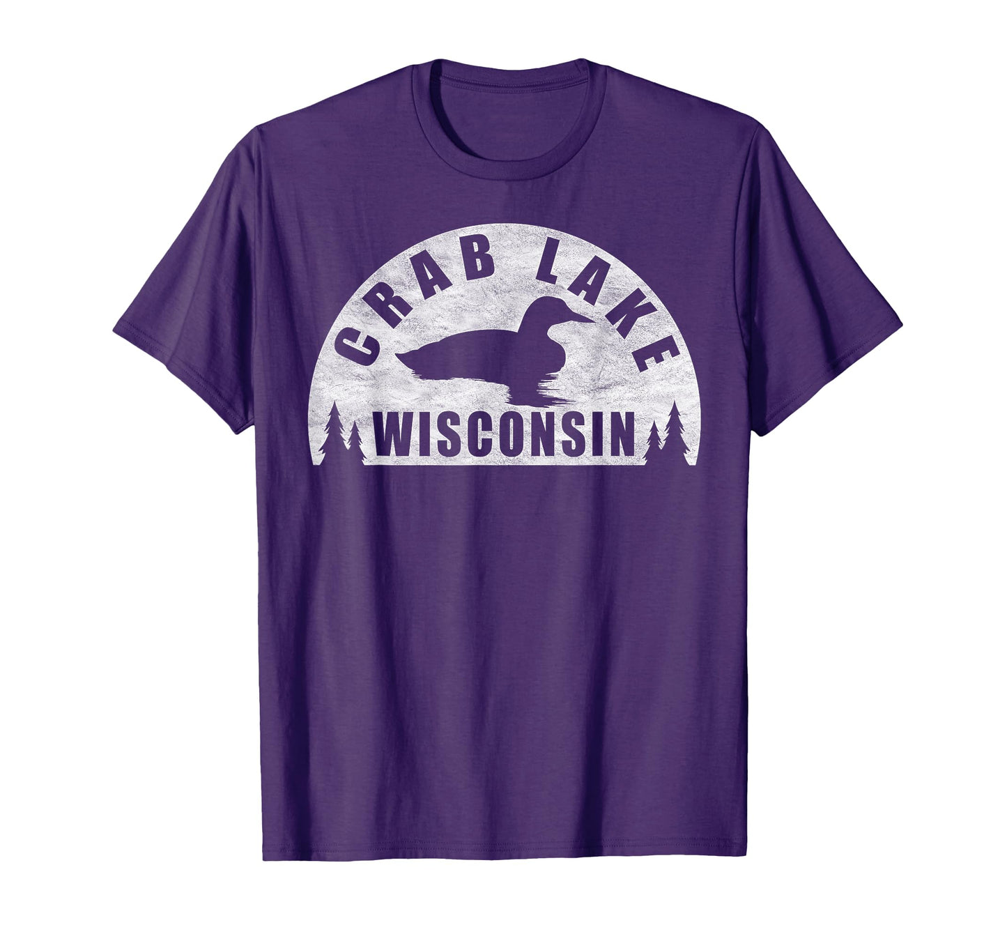 Crab Lake Northern Wisconsin Loon T-Shirt