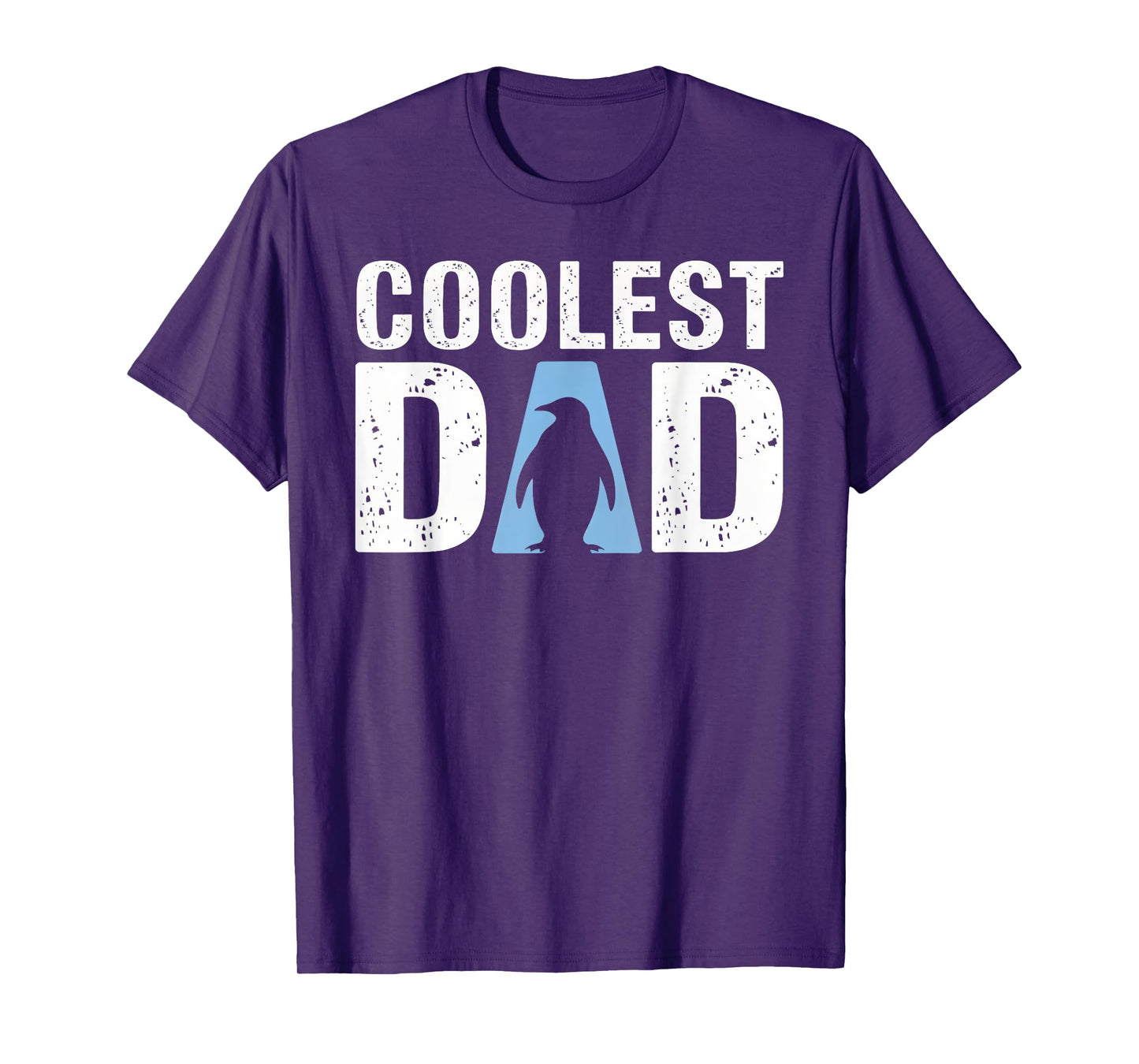 Penguin Coolest Dad Father's Day Funny Daddy Family Matching T-Shirt