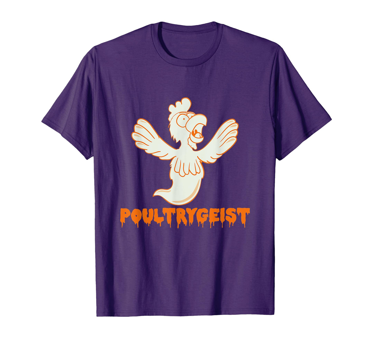 Poultrygeist Funny Chicken Ghost Pun T-Shirt